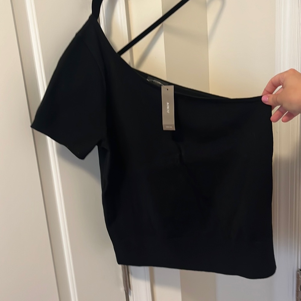 Jcrew one shoulder sweater top